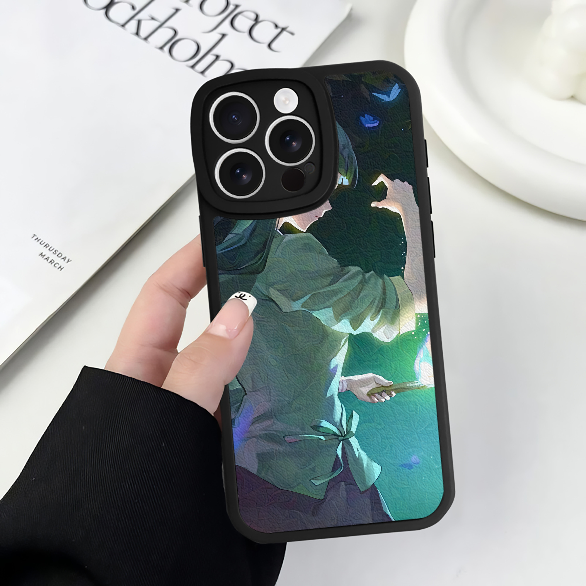 薬屋のひとりごと The Apothecary Diaries 【iPhone 16シリーズ対応】シリコンスマホケース（レザー調） 材質：シリコン